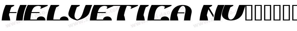 Helvetica nu字体转换